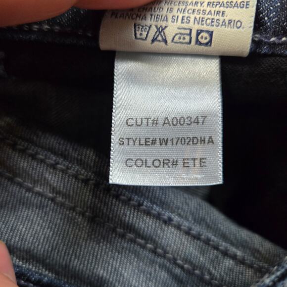 Hudson Jeans Dark Wash Signature Boot Cut Low Rise Womens Wide Leg Jeans Size 28 - Picture 5 of 11